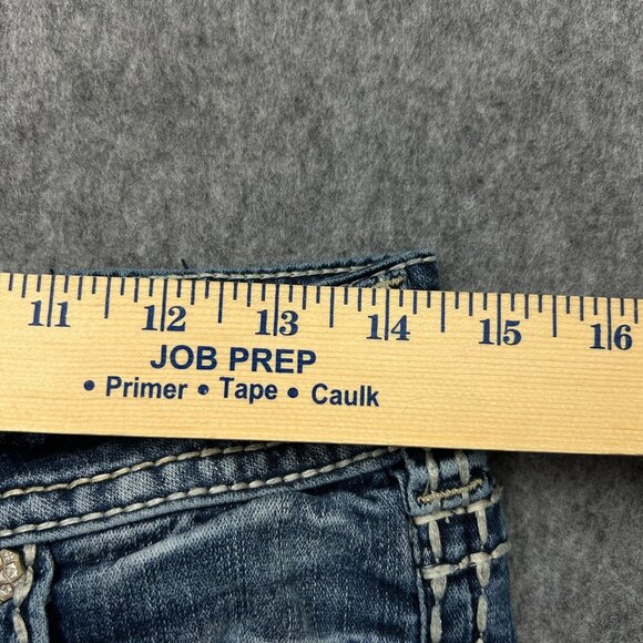 Silver Jeans Suki Mid Capri Women's Size 30 Medium Wash Denim - Picture 9 of 13